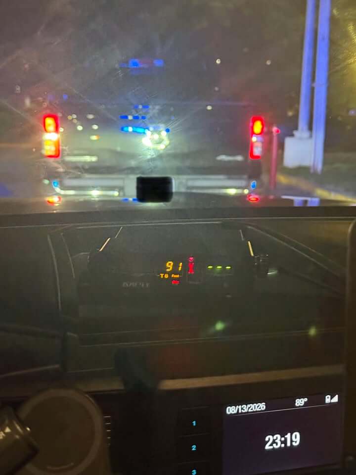 Officer clocks vehicle at 91 mph on Biloxi-Ocean Springs Bridge