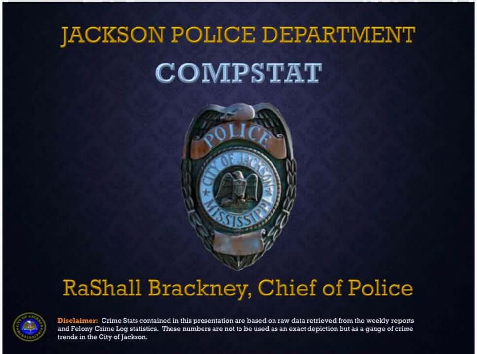 Jackson Police Department posts weekly crime statistics