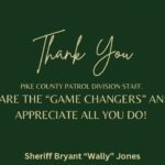 Pike County sheriff's office issues thank-you Pike County sheriff's office issues thank-you