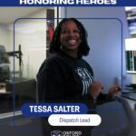 Communications Center honors lead dispatcher Tessa Salter Communications Center honors lead dispatcher Tessa Salter