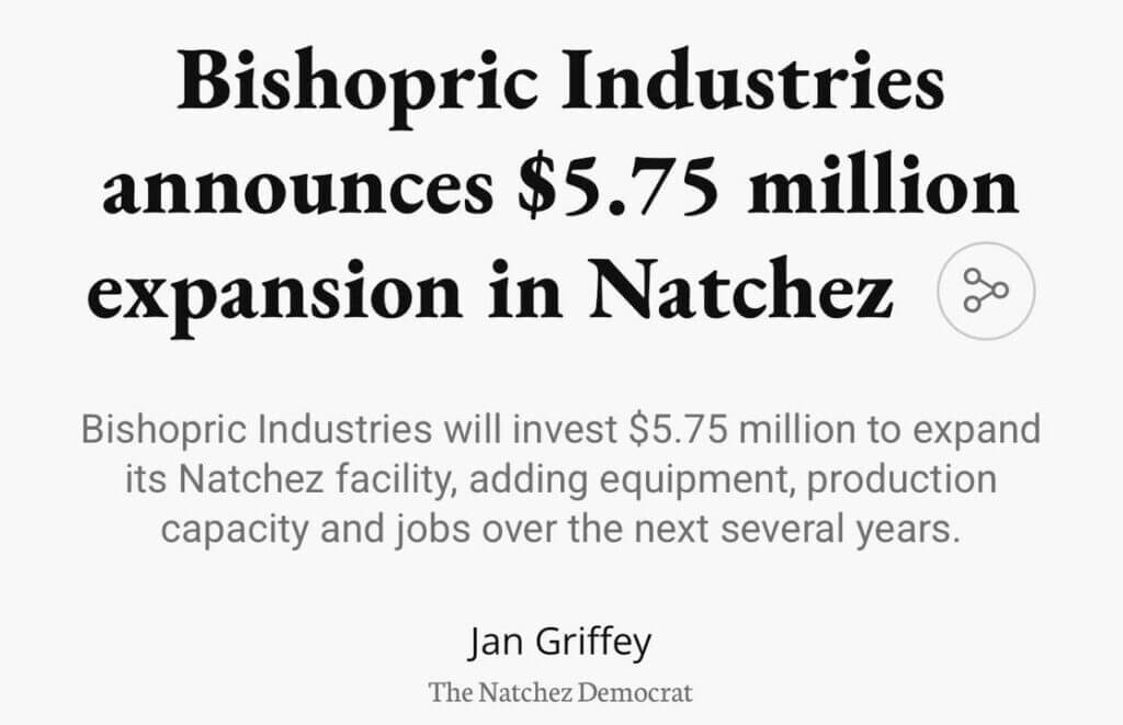 Project to strengthen Mississippi industrial sector, Facebook post says