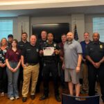 Officer Adams named Walk-On's Officer of Month for August Officer Adams named Walk-On's Officer of Month for August