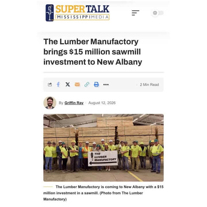 Forestry drives Mississippi economy