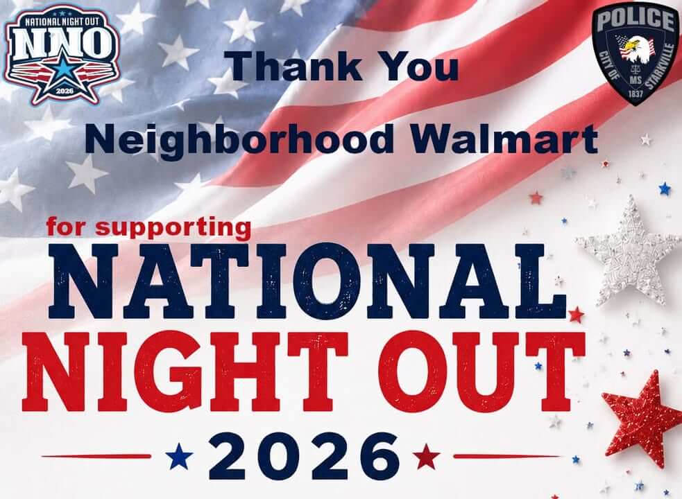 Neighborhood Walmart donation helps make National Night Out 2026 great