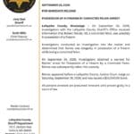 Lafayette County Sheriff's Office reports two arrests 03f7b012786c9f769ec02217