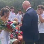 NEMCC coach presents homecoming queen with signed commemorative ball 1594747c0520bb66bcc6a34f