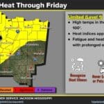 Heat stress expected in parts of Mississippi, expanding statewide 15f7b0ea9469f1deb7669b81