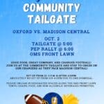 Community tailgate, pep rally planned before Oxford-Madison Central game 1c69cb0eb286f7c90a4e113d