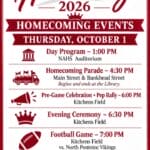 New Albany Homecoming game and ceremony moved to Thursday 296e27ad048b375d980fb9ff