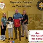 Three Lafayette Upper Elementary students recognized as September Students of the Month 357ba354a0eb06b44a1cc9d9