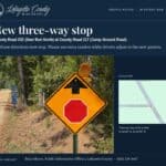 New three-way stop installed at Lafayette County intersection 41aff5fe831cf4bf682fee00