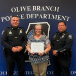 Olive Branch police recognize Lt. Shelia Mynatt for 31 years of service 45c043ee1ca89802a60f5370