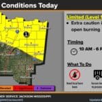 Low humidity, breezy conditions raise limited fire danger in northern areas 463970d273471621e384426b