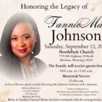 Memorial service arrangements announced for Fannie Mae Johnson 4741f5872ce2bd1513f912d1