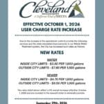 Cleveland water rates to increase Oct. 1, 2026 47467d5ae305b765a7297d00