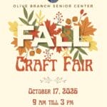Olive Branch Senior Center to host annual Fall Craft Fair 4b6105334a7b4d0e49600f7f