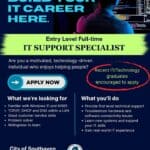 City of Southaven announces opening for IT Support Specialist 4c5cd070db4d31b9cf70b3e5