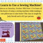 Union County Heritage Museum announces sewing class for beginners 4c721b7b329ba3e384eee579