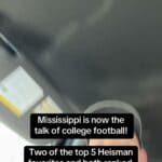 The news everyone likes! Ole Miss and Mississippi State are both ranked and have Heisman candidates 5096bf03c57b8120bc7f954c