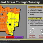 Heat stress conditions expected through Tuesday 545cde4f5b9d35dfd22fc6a6