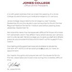 Jones College mourns the loss of a student 7016fa3787c9417747057119