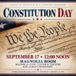 Constitution Day observance set for Magnolia Civic Center in New Albany 751b6c26106ed19d6ac28827