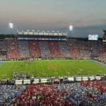 Ole Miss fans make up at least 90% of reported crowd 782d08401e8ab543e14f4256