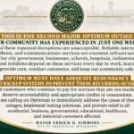 Greenville mayor calls for action after second Optimum outage in a week 95ff92446a166bde307b9d91