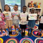 Ms. Marykate Nobles' second-grade class celebrates a great first month a118b7e359786369cc24cf26