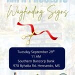 Wayfinding signs added in Hernando with ARPA funding a13cb1281d769cf3bee48a0b