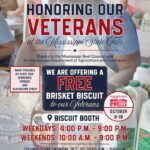 Veterans to receive free brisket biscuits at Mississippi State Fair bca40f1249aca653a756c257