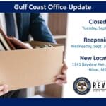 Mississippi Department of Revenue’s Gulf Coast office to close for relocation c5ee9f40b29a5b94850e8b84