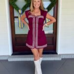 New maroon dress advertised as GameDay option for New Albany or State c9aef52be886efcb62120514