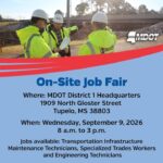 MDOT to hold job fair in Tupelo for Northeast Mississippi openings d721d29779ea51c0a0680477