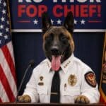 Pascagoula Police Department post promotes K9 Thor for chief of police df80cbd2b4bbb482e19cab96