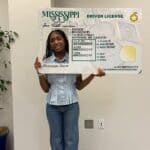 Caelyn passes driver’s test, receives Mississippi license e52b8596cc3b980a6138527c