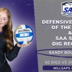 Sandy Bourgeois named SAA Volleyball Defensive Athlete of the Week f30419bffb512010359d927d