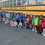 Ingomar kindergarten students learn about bus safety fcb7358dd479160abcb55295