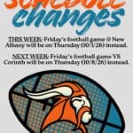 Ecru football games moved to Thursdays ff3e72a53a07073dbe633ac7