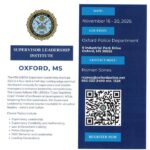 Oxford Police Department hosts FBI-LEEDA Supervisor Leadership Institute in November Oxford Police Department hosts FBI-LEEDA Supervisor Leadership Institute in November