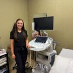 Baldwyn senior shadows sonography team at Tupelo OBGYN 555a8664ab39da55ffd89629