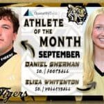 Sherman, Whitenton named NEMCC Athletes of the Month for September 6082f785792ac7d8aa1eb707